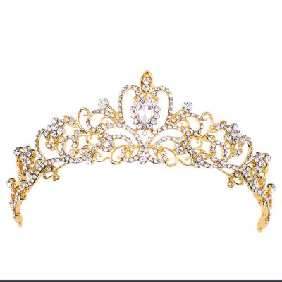 China Classic Alloy Wedding Hair Accessories Bridal Tiaras And Crowns In Crystals Rhinestone Crown Tiara for sale