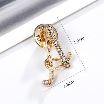 China Custom Retro ALLOY Women Pins Tiny Rhinestone Brooches Jewelry DIY Brooch for sale