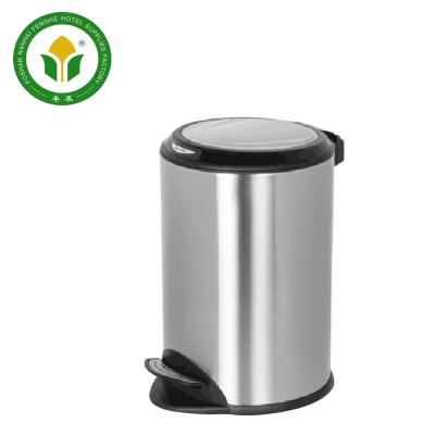 China Silver Hotel Foot Pedal Trash Bin Viable Various Styles for sale