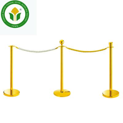 China Commercial Furniture Hotel Supplies Stainless Steel Barrier Rack Queue Post for sale