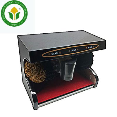 China Furniture Commercial Hotel Shoe Cleaning Machine Automatic Electric Electric Shoes Shine Polisher Cleaner Machine for sale