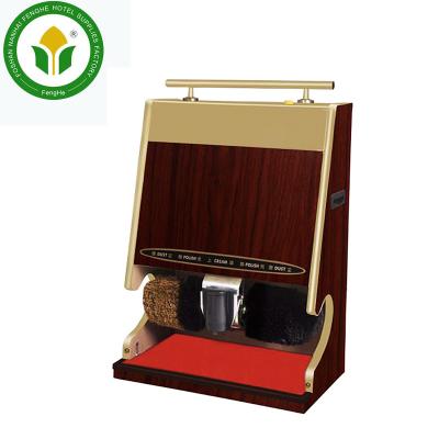 China Hotel Supplier Automatic Electric Stainless Steel Shoe Polishing Machine With Handle for sale