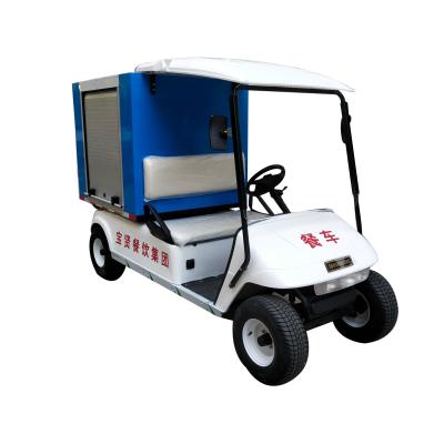 China electric golf car food transportr reefer box truck for hotel and resort 3000*1150*1830m for sale