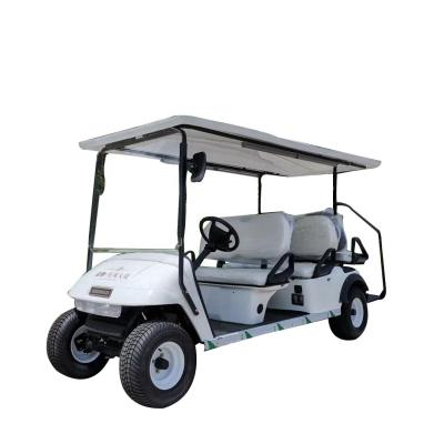 China Buggy 4+2 Seaters Battery Power Electric Club Car Golf Cart HK-GDA6-GF4+2 for sale