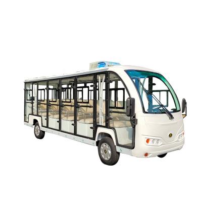 China Custom 17 Passenger Electric Shuttle Bus With Heater And Air Conditioning 5860*1460*2220mm for sale