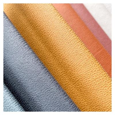 China Classic Design Microfiber Polyester Suede Velvet Artificial 100% Leather Breathable As For Sofa Fabric for sale