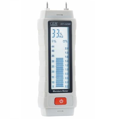 China Professional Moisture Meter CEM DT-123H Misc Meter/Building /Price Moisture Wood Paper Analog For Wood/Soil /Plant Plaster Building Materials Paper for sale