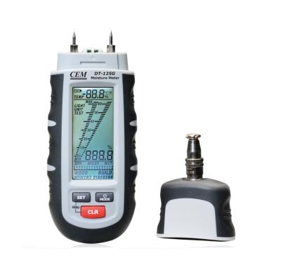 China Professional CEM DT-125G Professional Outdoor Probes Wood, Plaster Building Materials Moisture Meter For Concrete for sale