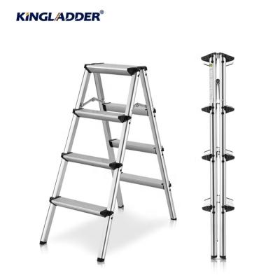 China Folding Ladders Kingladder KHF204 4 Step Ladder Marine Ladder With SGS en131 for sale