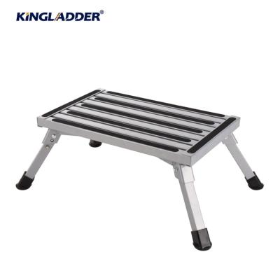 China Kingladder KW801 Hot Selling Folding Ladders Aluminum Step Ladder Stool For Car Wash Equipment for sale