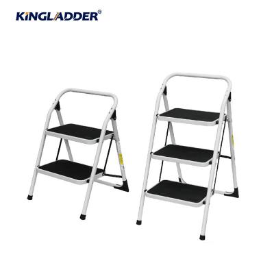 China Folding Ladders Kingladder KHS202 Universal Indoor 2 Steps Climbing Ladder Family Use Turnout Ladder for sale