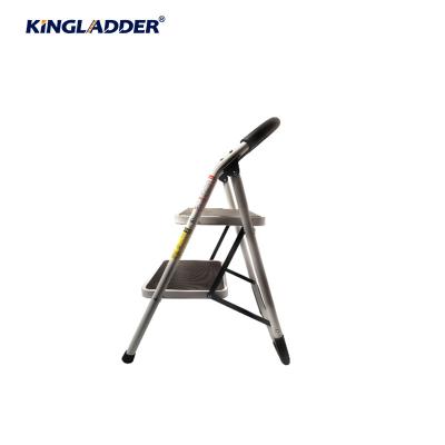 China Folding Ladders Kingladder KHS102 EN131 Mobile Stairs Step Ladder for sale