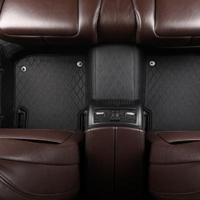 China Easy Cleaned Manufacturers Sell Non-slip PVC Car Floor Mats Leather Car Floor Mats for sale