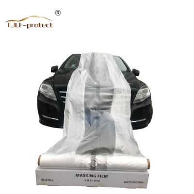 China Manufacturer Wholesale Water Soluble Car Protection HDPE Paint Masking Film for sale