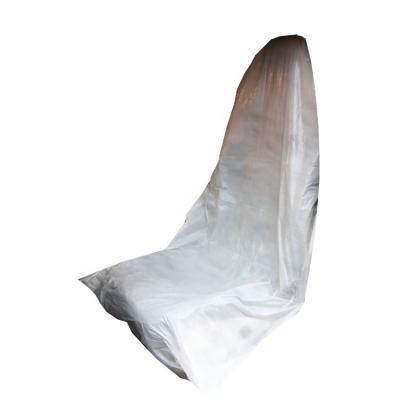 China 100% NEW PE MATERIAL. disposable white or transparent in plastic roll car seat cover pad for sale