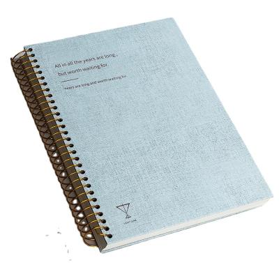 China Spiral eco-friendly paper boundnotebook ever, custom a5 spiral notebook hardcover book wholesale, spiral notebook printing for sale