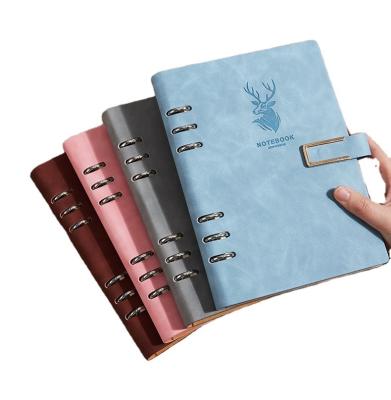 China Customizable a5 beer binder eco-friendly paper notebook, custom logo b5 hardcover leather journals notebook customized, diary book notebook gift set for sale