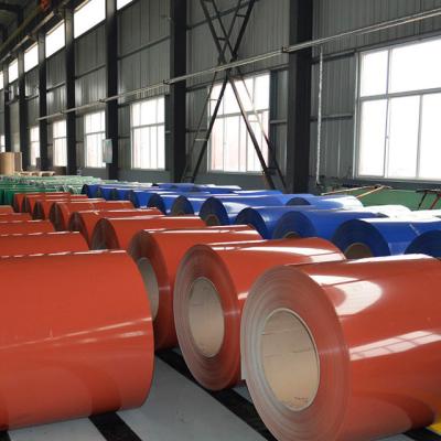 China Mid Hard Hot Dipped Steel Coil 0.5mm Thickness PPGI Pre Painted Galvanized Coil for sale