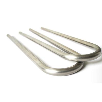 China Nickel Alloy / Stainless Steel U Bend Pipe 1mm-150mm Voor warmte-uitwisselingsbuizen Te koop