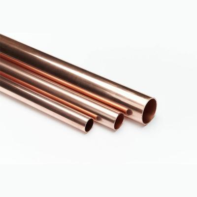 China Water Tube Copper Pipe Customized For Oil / Gas Transportation System for sale