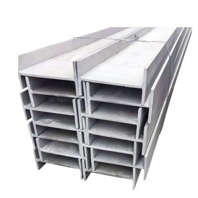 China A36 Steel I Beam , ASTM SS400 H Beam Galvanised Tolerance ±1% for sale