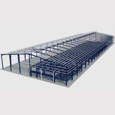 China Gegalvaniseerde / geverfde Q235 Q345 Staal frame Warehouse Construction Workshop Te koop