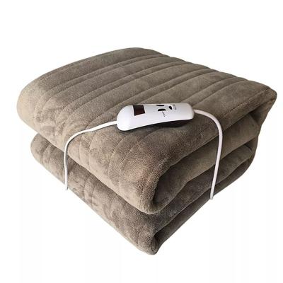 China Sustainable Home Hotel Bed 220v Coral Fleece under Blanket Super Cosy Flannel Electric Heating Blanket en venta