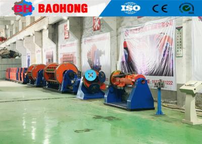 China 500 PLC Control Rigid Frame Cable Stranding Machine For Bare Wire for sale