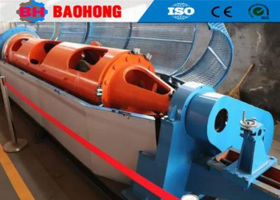 China Máquina de encalhamento tubular do fio de cobre do equipamento da fabricação de cabos com torção traseira à venda