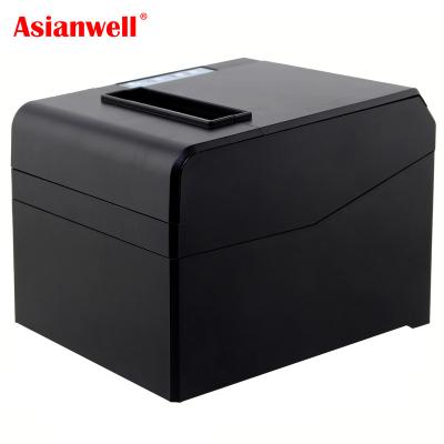 China AW-8330 Supermarket Black And White POS System Thermal Receipt Printer With Auto Cutter And USB+LAN+RS232 Port for sale