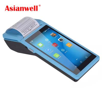 China Policies Cheap 5.5 Inch In Tax Check Android POS Smart Handheld Terminal With 58 Mm Receipt 8GB Thermal Printer for sale