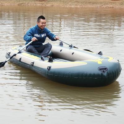 China Fishing Traveling 2 Person Rowing Canoe Kayak Carbon Fiber Cart Carrier Training Fishing Canoe Plastic Inflatable Single Kayak for sale