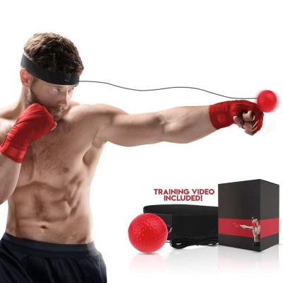 China Martial Arts Training Gym Fitness Headband Boxing Reflex Ball For Different Training Level Fitness Boxing Ball for sale