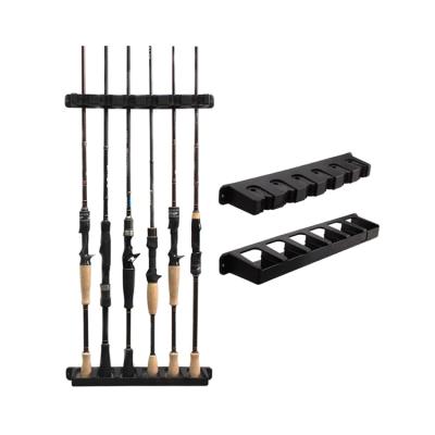 China Multifunctional Vertical Fishing Rod Racks Holder Customized Rod Display New Fishing Rod Display Stand Model for sale