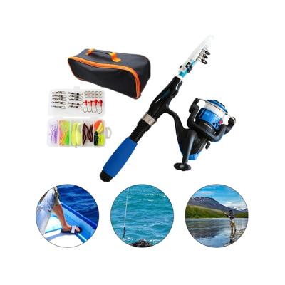 China Custom High Quality Durable Fishing Tackle Fiberglass Durable Fishing Tackle Surf Rods Kids Fishing Rods Set for sale