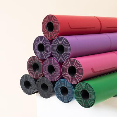 China Best Quality Natural Rubber Large Cork Mats Yoga Exercise Pilate 6mm Foldable PVC Health Fitness Home Gym Yoga Mat for sale