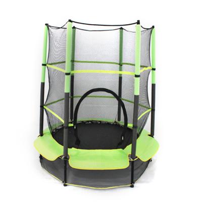 China Durable Chinese manufacturer sells the high quality elastic bed 4.5 feet trampoline with children's protective net trampoline for sale