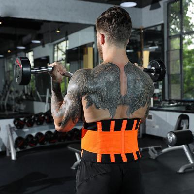 China Gym Exercise Training Weightlifting Workout Adjustable Neoprene Waist Pad Protect Eco-friendly Breathable Belly Pad Weightlifting Belt for sale