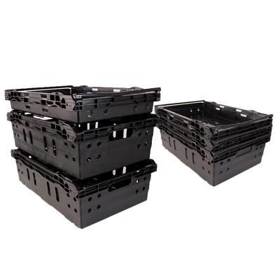 China Clean Multifunctional Supermarket Display Baskets Plastic Vegetable Storage Turnover Basket for sale