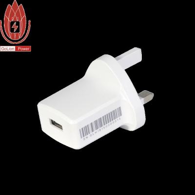 China Household Electrical Appliances CE FCC ETL RoHS REACH UKCA certified 5V1A 5W USB wall charger power adapter phone charger for sale