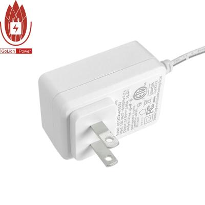 China PC GolionPower max 18W 24V 0.65A 24V0.65A power adapter US EU UK JP plug FCC ETL CE CB GS PSE PAHS ERP DOE RoHS REACH certified for sale