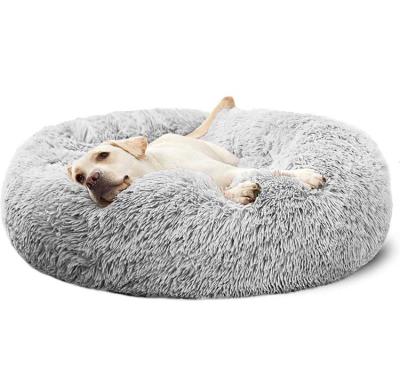 China Sofa Machine Washable Eco Friendly Donut Suppliers Luxury Indoor Luxury Bed Breathable Soft Pet Beds Pour Pets for sale