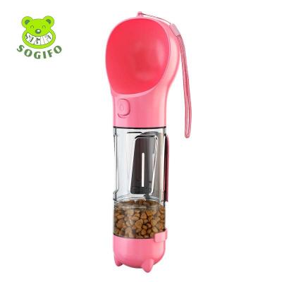 China Automatic Hot Selling Pet Drinking Cup Pet Dog Water Bottle ABS Outdoor Travel Portable Driver Convenient Pet Material Small for sale