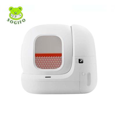 China Viable Wholesale Pet Grooming Products Cat Toilet Automatic Self-cleaning Litter Box For Cats for sale