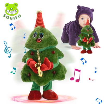 China Plush The Latest Promotional Electric Singing Tree Toy Dancing Christmas Tree Doll Healthy Dancing Tree for sale