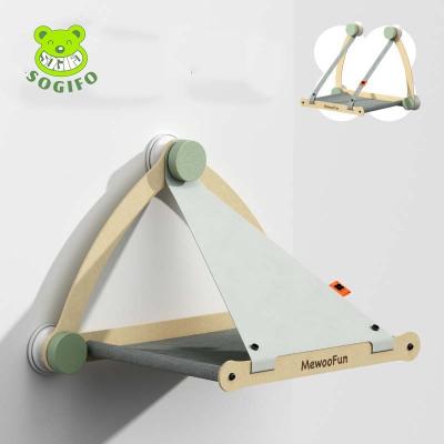 China Breathable Pet Hammock Wholesale Nest Window Glass Suction Cup Cat Nest Hammock For Cats Hanging Cup for sale