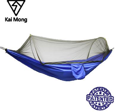 China Outdoor Furniture Travel Lightweight Folding Portable Rise Portable Easy To Set Up Camping Gear Tree Tent Hammock With Mosquito Net for sale