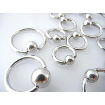 China FASHIONABLE mix of Ring EyebrowBody Jewelry BCR 16g 14g 12g 10g stainless steel ear studs lip for sale