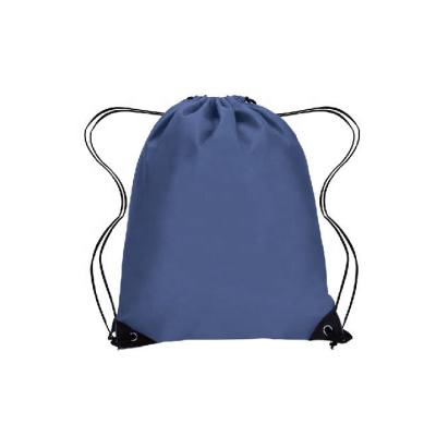 China Large Chinese Custom Travel Drawstring Backpack Soft Nonwoven Folding Shoes Bag for sale