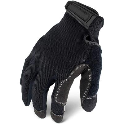 China Anti-Static Mechanic Safety Glove Synthetic Leather Gloves For Work for sale